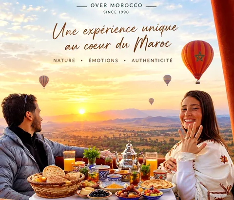Vol en montgolfière privée au lever du soleil au-dessus de Marrakech